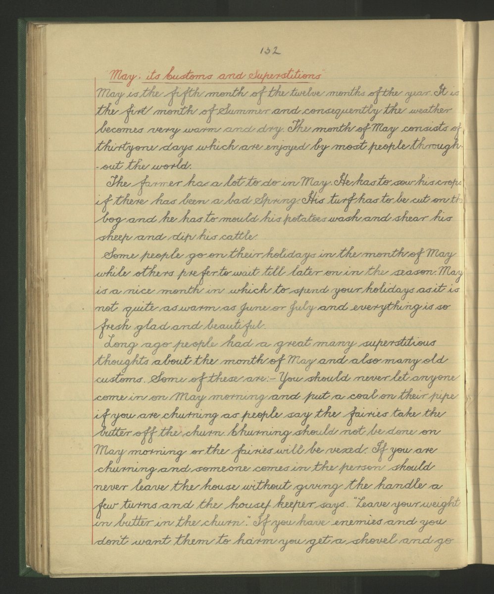 May - Its Customs and Superstitions duchas.ie/ga/cbes/500906… Bealach an Tirialaigh, Co. na hIarmhí