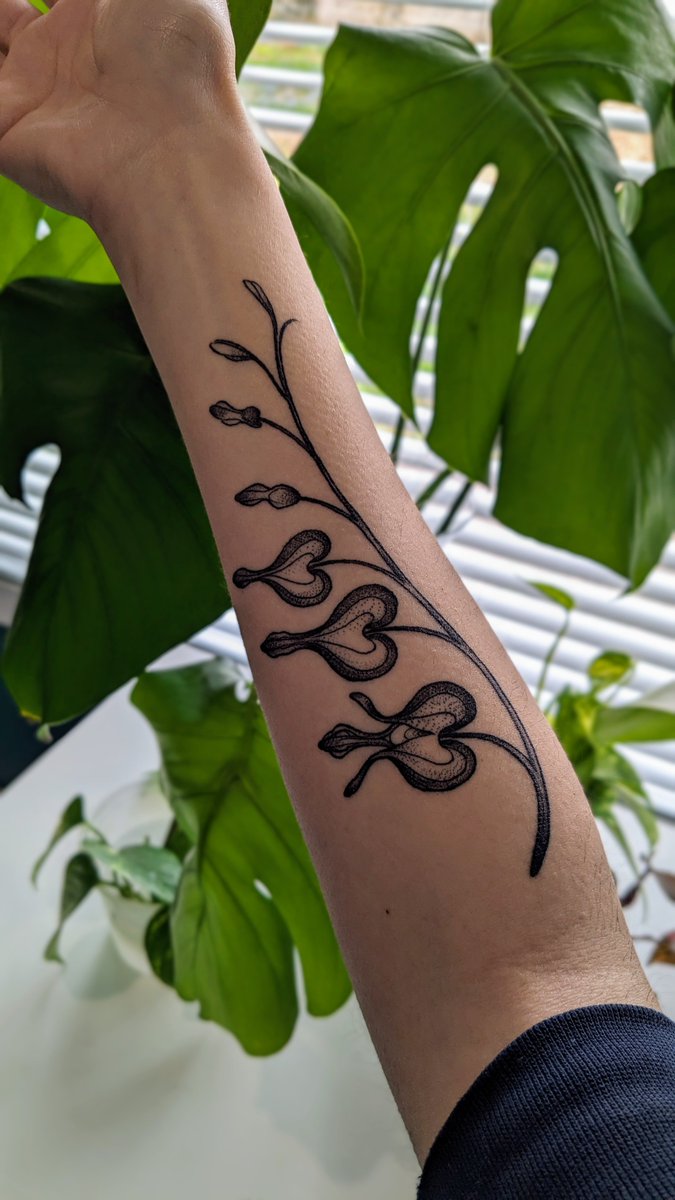 See a tatt post a tatt My latest addition! 🌷 By Drawingwolfink on IG