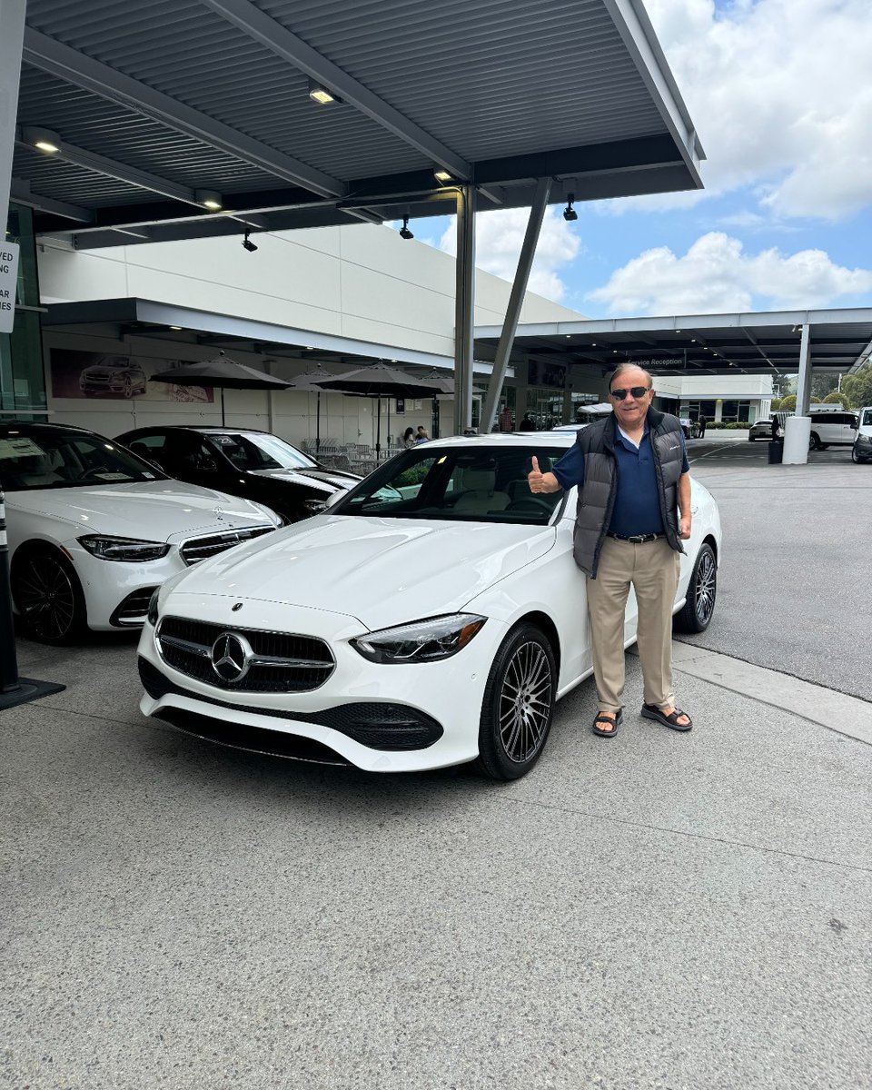 Shout out to our latest happy customer, Mr. Michael Kurkjian, for choosing the stunning 2024 C 300! Here's to many joyous journeys in your new Mercedes-Benz. Welcome to the family! #MercedesBenz #C300 #happycustomer #newcar #carlove