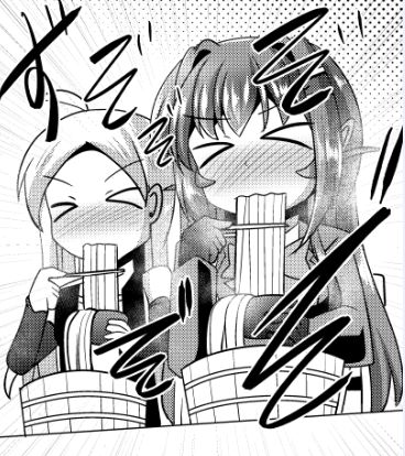 ところでこれはかわいく描けたと思う、
ずぞぞするゆばすちゃん達 