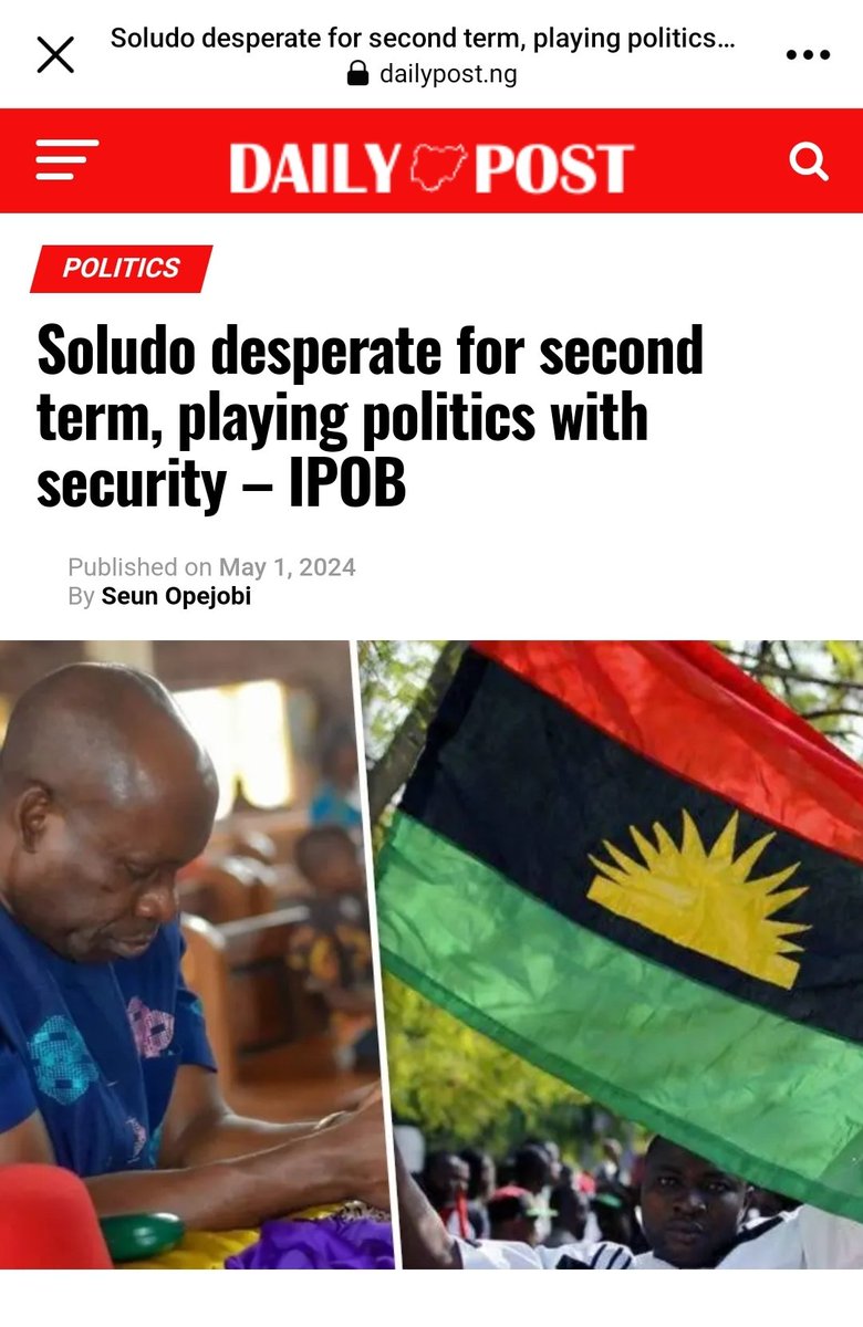 POLITICS Soludo desperate for second term, playing politics with security – IPOB
