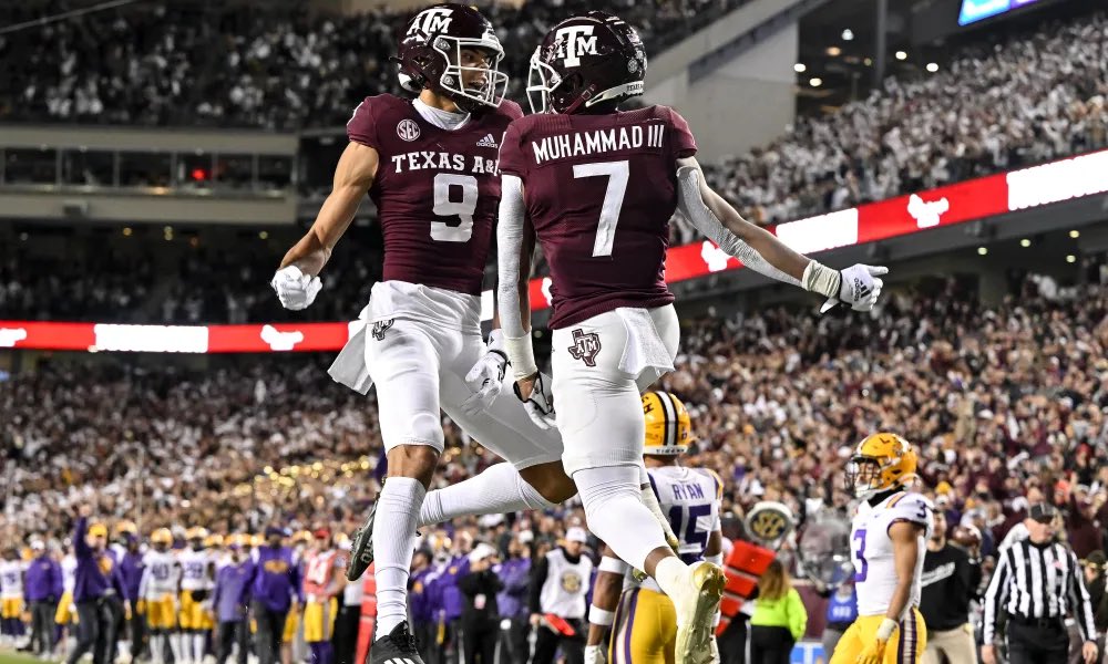 After a great workout and conversation with @Coach_Dougherty I am blessed to receive an offer from Texas A&M University!! @patricketherton @mtz_football @EDGYTIM @AllenTrieu