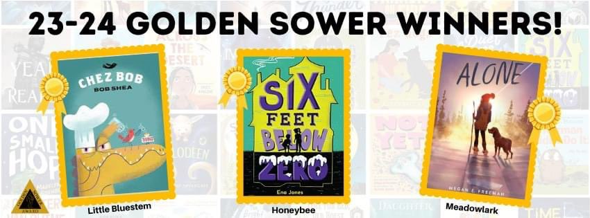 Without further ado, here are the 2023-24 winners of the Nebraska Golden Sower Award! 🥳 These winning and honor books were chosen by young readers across the state of Nebraska.