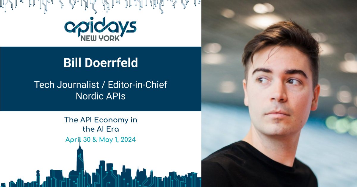 I'm about to do a fireside chat with Mehdi Medjaoui Founder and Chairman of @APIdaysGlobal. If you're at the event, come out for a quick informal chat in room Venture 3 at 12:30 EST. apidays.global/new-york/