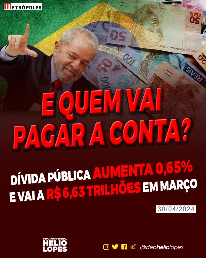 O próximo governo que resolva, essa é q lógica dos governos de esquerda! Enquanto isso, o povo paga a conta e o Brasil segue sendo o país do futuro!