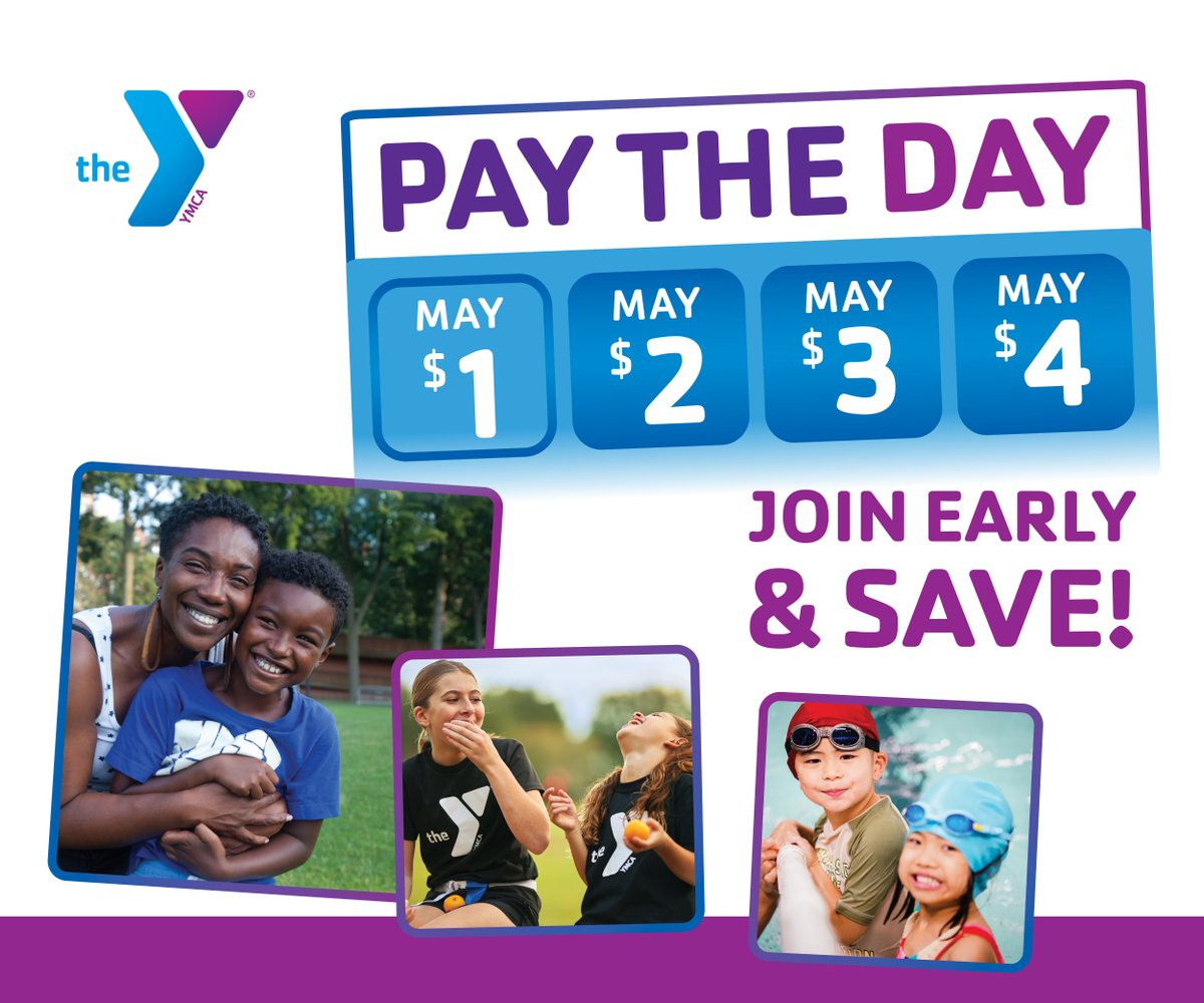 Join today & pay just $1 as your join fee! 📆💲The earlier you join, the more you save. Plus, enjoy a variety of benefits including priority program registration, family activities, and 2 complimentary personal training sessions! Don't miss out! ymcaboston.org/membership #ymca