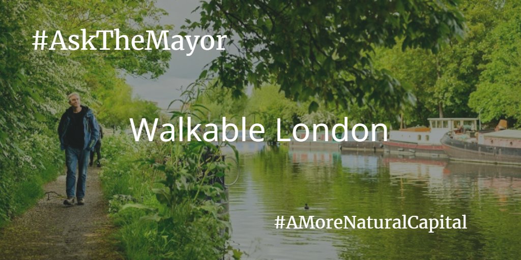 London needs a network of walkable low-pollution streets connecting public spaces. #AsktheMayor to make the capital greener by supporting the More Natural Capital Coalition’s top ten environmental calls to action👇 ow.ly/KLvs50RoaVe @CPRE #londonnature #mayoralelection