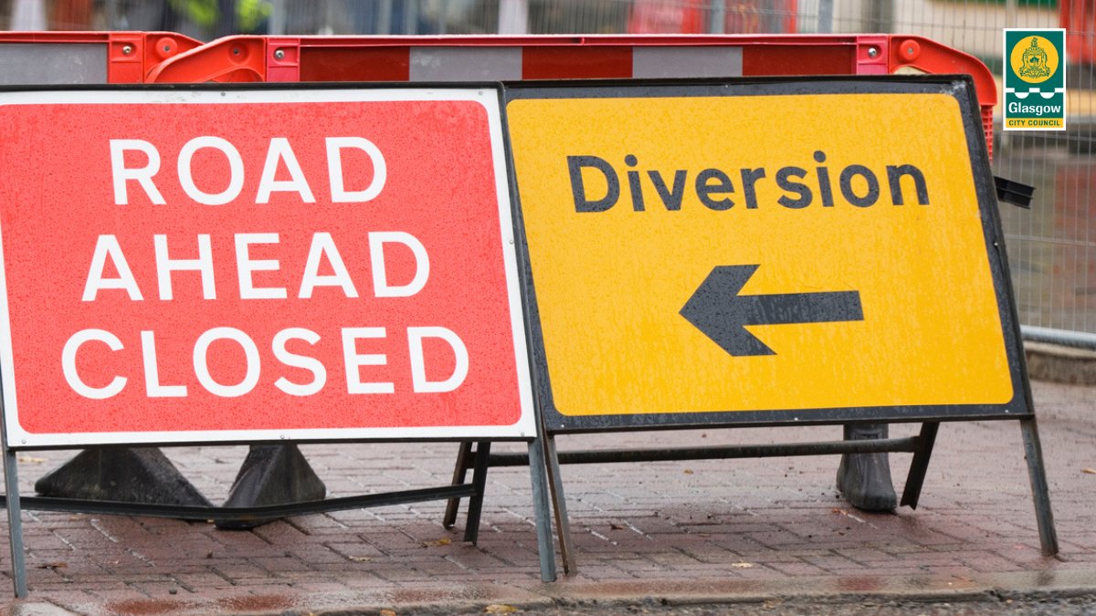 To allow for replacement of bridge expansion joints the Westbound carriageway between the off slip to Glasgow Harbour and the on slip from Partick Hayburn St will be closed from 8pm to 6am on Wednesday 1 and Thursday 2 May. Local diversions will be in place🚧