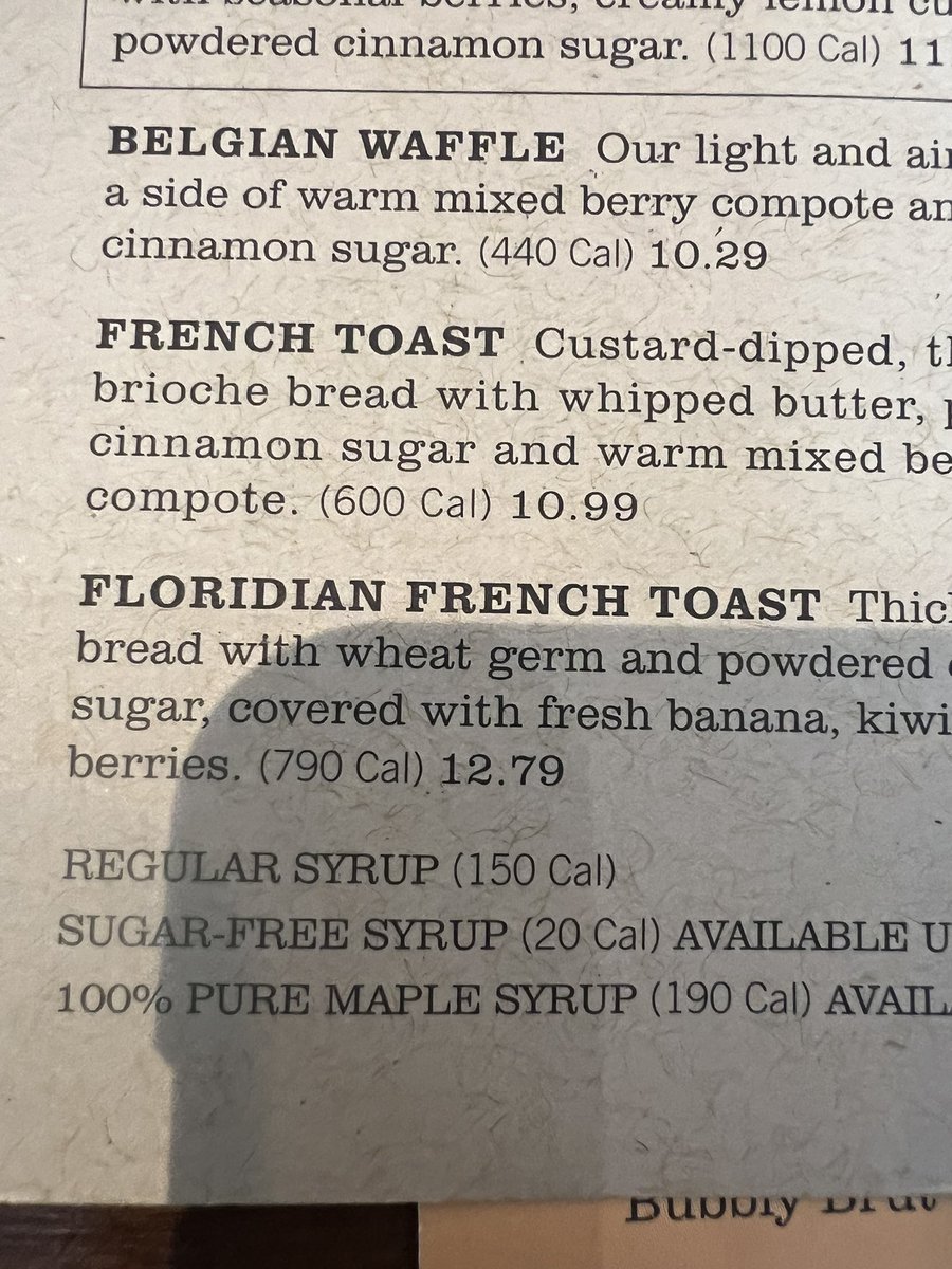 This Florida French Toast called me the n-word when it showed onto the table.