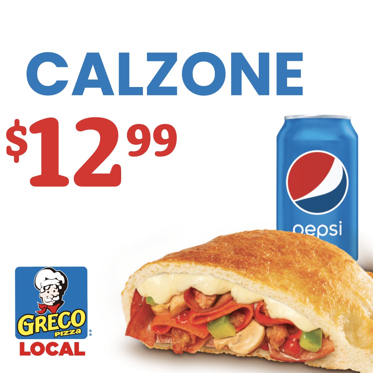 Dive into our large Calzone stuffed with your choice of irresistible fillings: Meats, Donair, Hawaiian, BBQ Chicken, or Pepperoni Duo, all for just $12.99!!
#CalzoneCombo #PopAndCalzone #OrderOnline #OnlineMenu #HawaiianCalzone #CalzoneCravings #FeedYourHunger