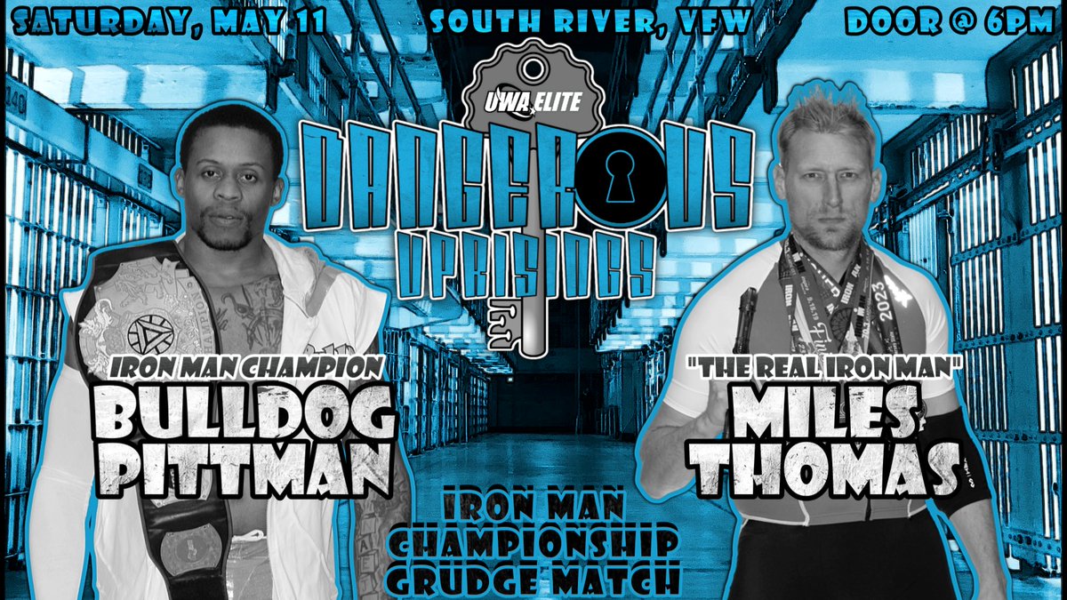 After being injured by Miles Thomas at #SettingTheStandard, UWA Elite Iron Man Champion Bulldog Pittman returns on May 11th to get revenge on the self-proclaimed 'Real Iron Man of UWA Elite'! 'UWA Elite Dangerous Uprisings' takes place on Saturday, May 11th at 6:30pm from the…
