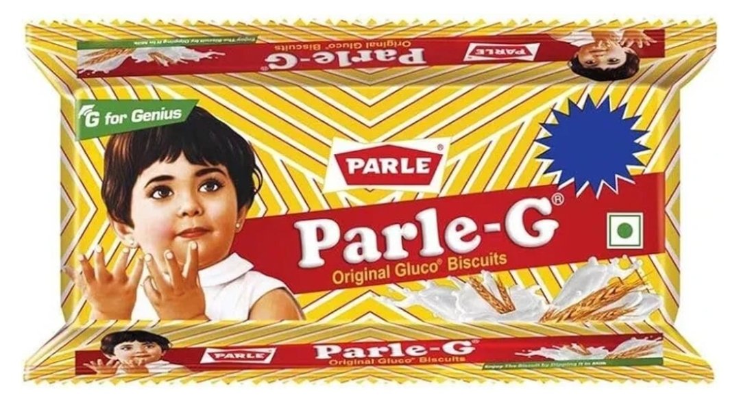 Nostalgic memories of this product. Mum tells that I used to sleep with a packet of Parle -G biscuits under my pillow in my childhood.Though I'm still fond of these but my loyalties have shifted to Bisk Farm champ biscuits.My evening tea is incomplete without them ❤️