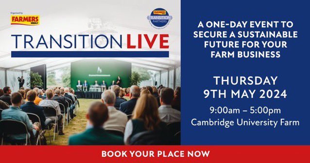 Our Head of Sustainable Farming @JoeWStanley will be taking part in a panel on ‘next steps in improving soil health’ at @FarmersWeekly Transition Live 🪱