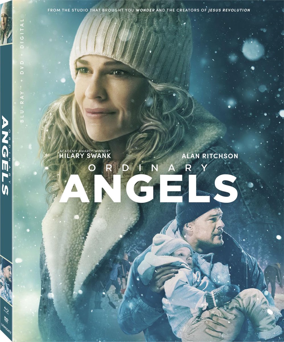 The drama ORDINARY ANGELS (2024) starring Hilary Swank and Alan Ritchson has been released on DVD & Blu-ray entertainment-factor.blogspot.com/2024/05/ordina… #dvd #bluray #ordinaryangels #hilaryswank #AlanRitchson