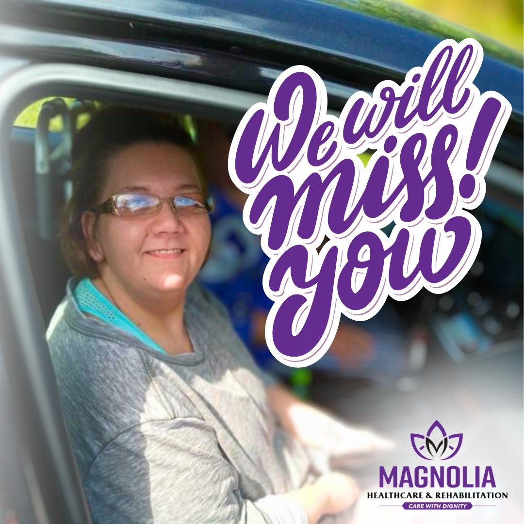 Thank you for allowing us to be a part of your remarkable journey to recovery. You'll be dearly missed at Magnolia! 💜 #SoHardToSayGoodBye #RoadToRecovery #MagnoliaMoments