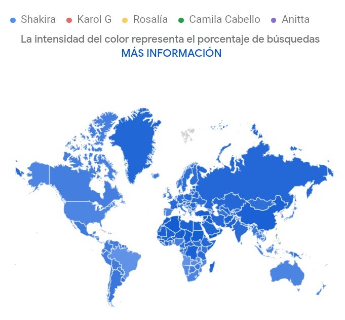 @AcervoCharts Shakira é mais famosa do que todas as latinas e hispânicas combinadas lá