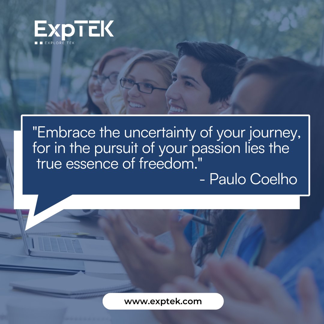 'Embrace the uncertainty of your journey, for in the pursuit of your passion lies the true essence of freedom.' - Paulo Coelho #inspirationforgigworkers #motivationforgigemployees #gigeconomy