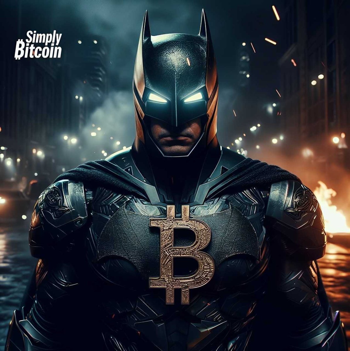 #Bitcoin is the Dark Knight