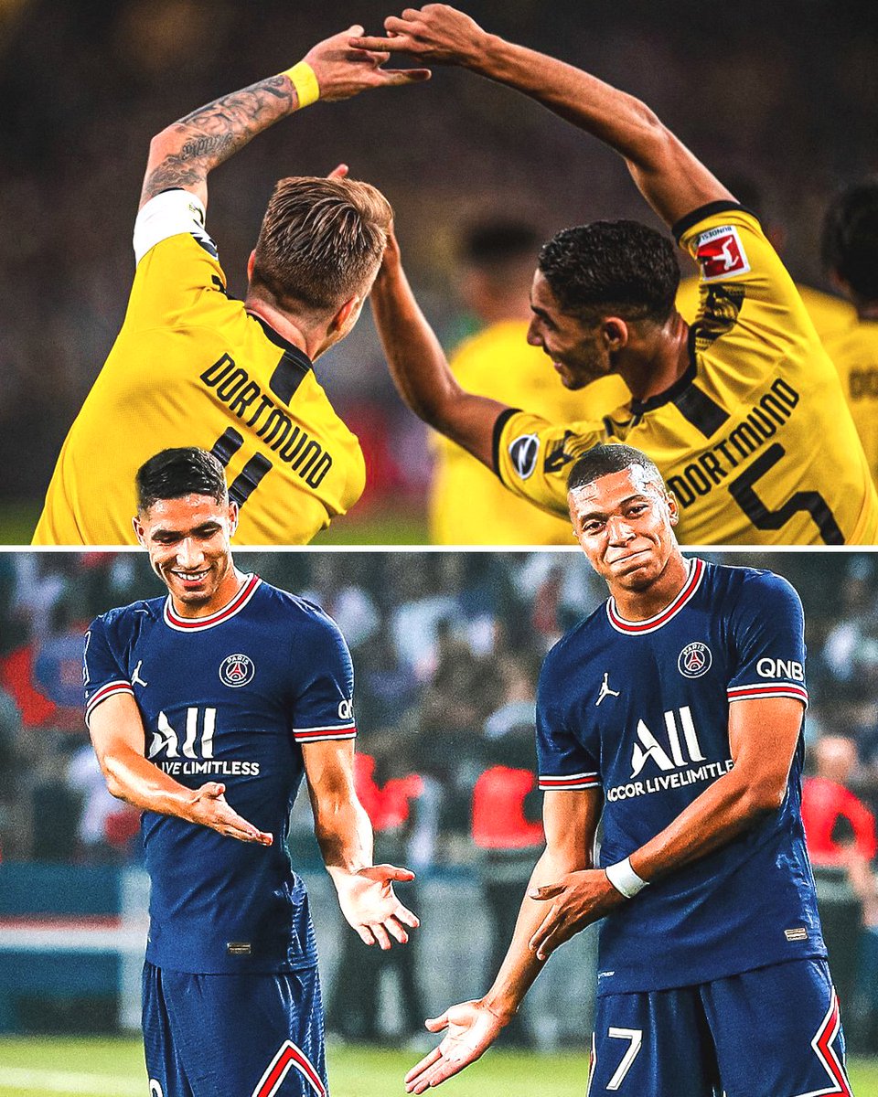 Hakimi always has a celebration partner 🕺🥹