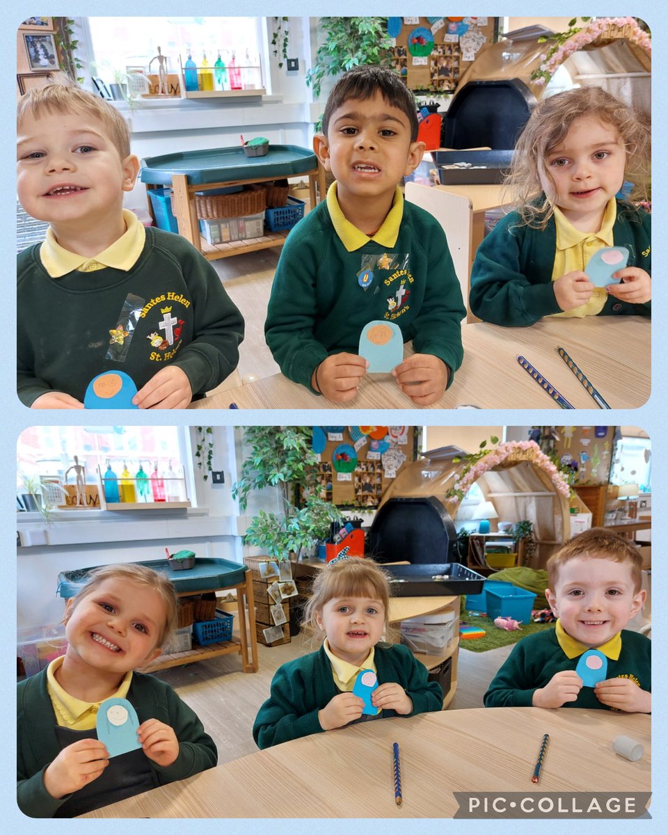 #MeithrinPM have this afternoon celebrated the month of May with a collective worship for Our Lady. Tomorrow we are looking forward to presenting Mary with the flowers we have made her. We each made a little Mary each for the special big book. @CatholicCardiff