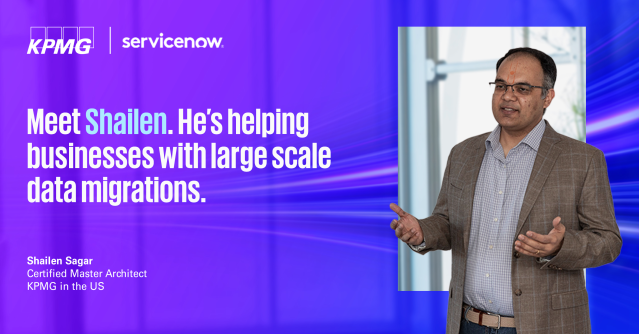 As part of our #CMASpotlight, we are excited to feature KPMG ServiceNow Certified Master Architects – people like Shailen Sagar, a platform specialist who excels in #FinancialServices industry workflows. #MakeTheDifference #ServiceNowCMA bit.ly/4di37gx