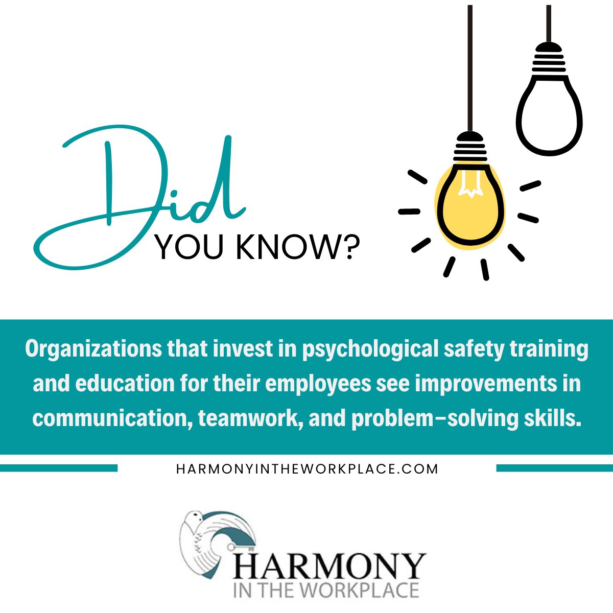 DYK? 👇

#PsychologicalSafety
#CultureTransformation
#EmpowermentJourney
#WorkplaceWellbeing
#safeworkplace
#CultureRevolution
#InclusiveLeadership