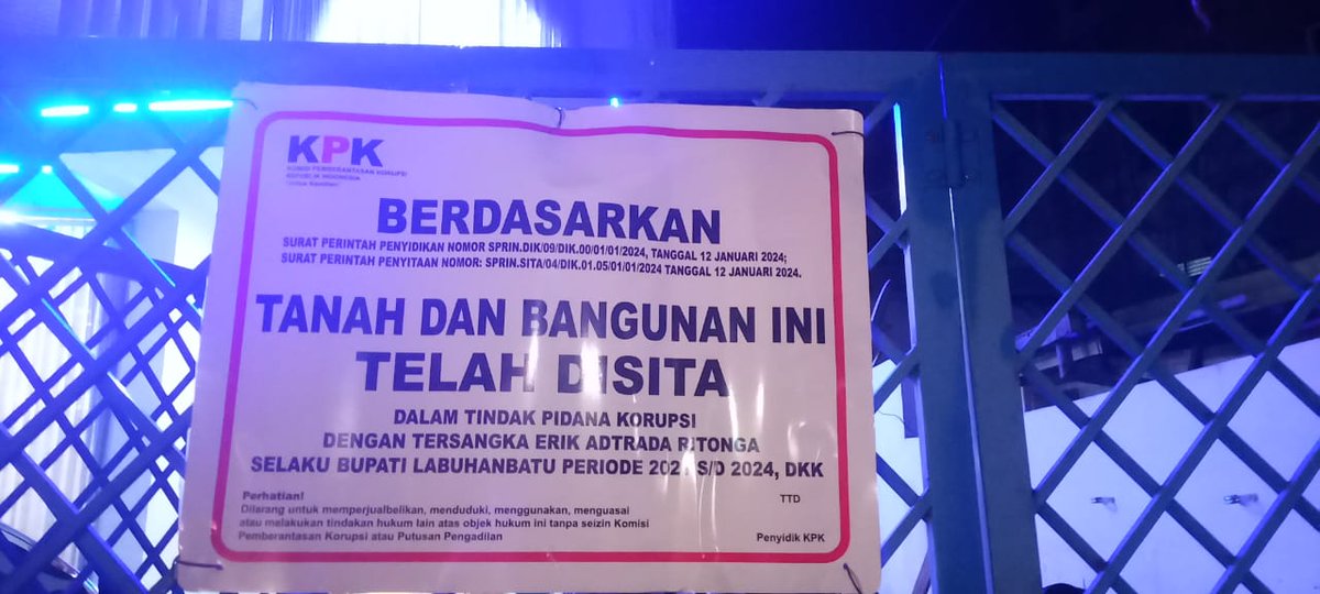 Kantor Nasdem Kabupaten Labuhan Batu, Provinsi Sumut, di sita @KPK_RI. Knp disita? Karena menurut saya KPK sudah menyelidik bahwa sumber dana pembelian atau pembangunan atau penyewaan gedung kantor tersebut berasal dari uang KORUPSI. Follow the money then you will find it