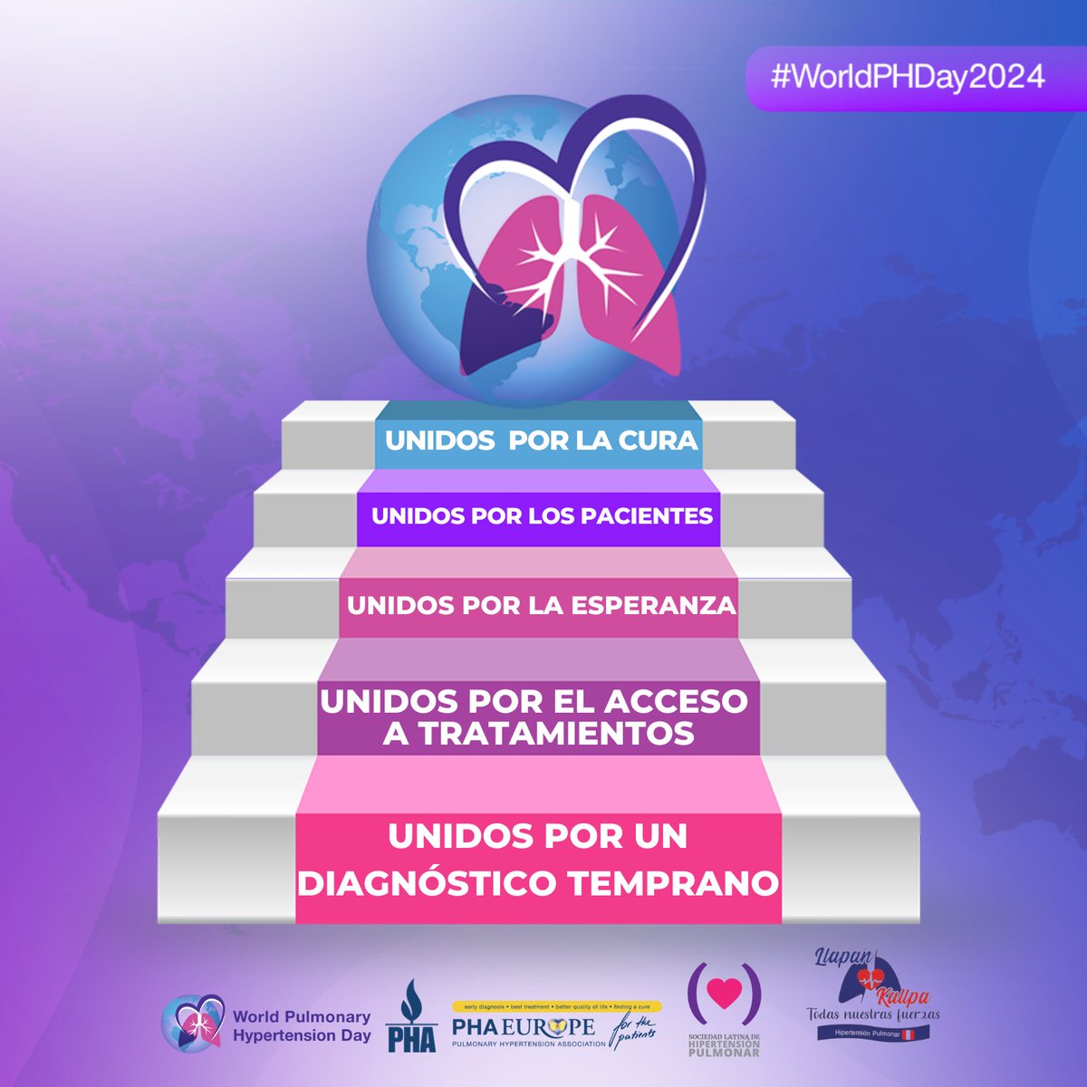 El 5 de mayo es el Día Mundial del PH y tenemos 5 razones de peso para alzar nuestras voces más fuerte que nunca. Puedes apoyar a la comunidad de hipertensión pulmonar y crear conciencia sobre estos 5 temas cruciales. @alisgarc @Defensoria_Peru @EsSaludPeru @Minsa_Peru @meroca65