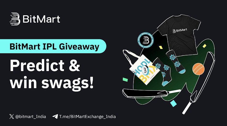 Swag Giveaways for IPL season from <a href="/BitMart_India/">PenguInCrypto</a>?
#BitMartArmy should check them out!

Our weekly giveaway details:
1️⃣ Signup from my link: bitmart.com/register-refer…
2️⃣ Trade >$10 before 5-May
3️⃣ Follow <a href="/BitMart_India/">PenguInCrypto</a>

📺 60 Indian winners before 9-May!