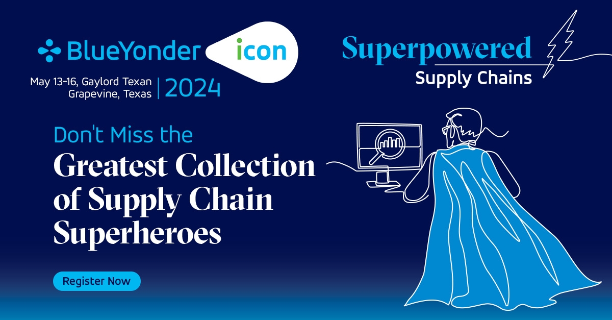 Don't miss the chance to join the ultimate gathering of supply chain superheroes at ICON 2024: 👠 76 top 100 retailers 🥫 74 top 100 consumer goods brands ⚙️ 45 top 100 manufacturers 🚛 28 top 50 global 3PLs Register now! bit.ly/3Jf85gm #BYICON2024