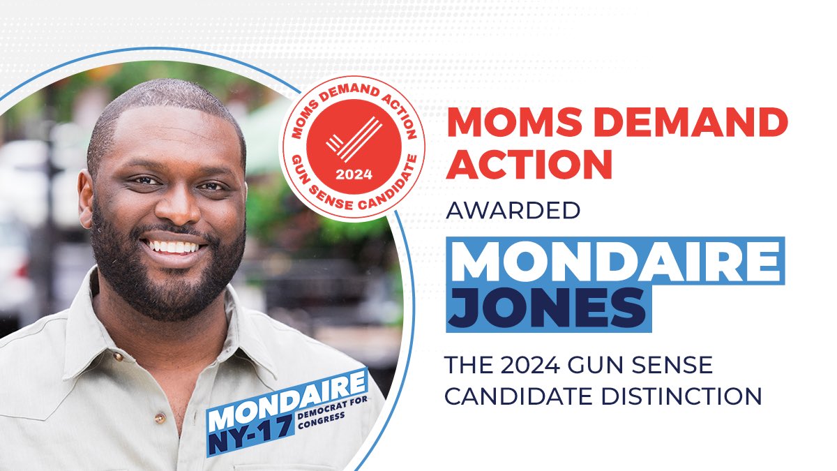 Honored to be designated a @MomsDemand Gun Sense Candidate. In Congress, I helped pass the Bipartisan Safer Communities Act. Now we must pass an assault weapons ban and universal background checks, which are being blocked by Mike Lawler and House Republicans. I look forward to…