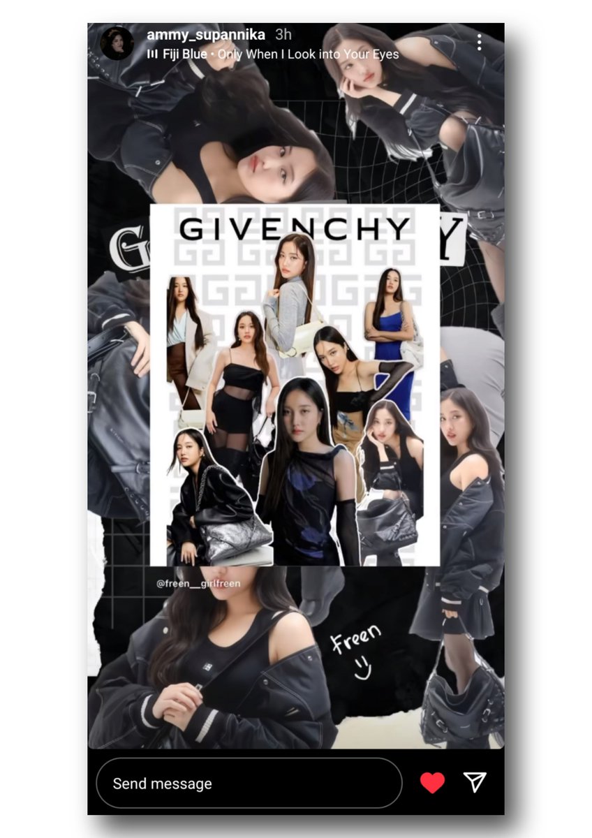 Supannika Limpichart assistant communications manager at Givenchy Thailand IG story #srchafreen #GIRLFREEN #GivenchyxFreenSarocha #Givenchy