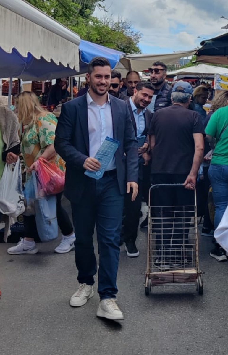 Είχα την χαρά να συναντήσω συμπολίτες μου στην λαϊκή αγορά της Τούμπας στην Θεσσαλονίκη. @velopky