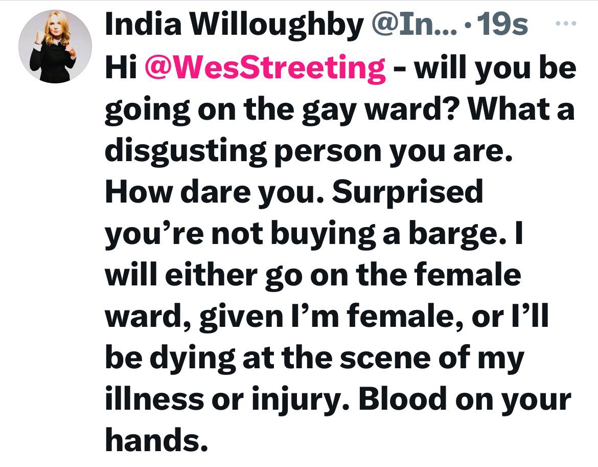 If there is a “gay ward” does India not realise he’ll be there too?
