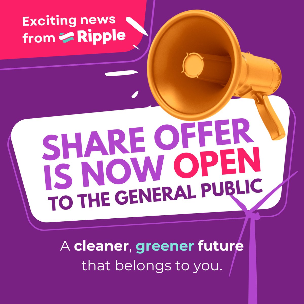 Incase you missed the news, our latest share offer is now OPEN to the general public! This is your chance to own a part of Whitelaw Brae, set to be the biggest people-owned wind farm in the UK, and take a meaningful step towards stabilising your energy bills and fighting climate…