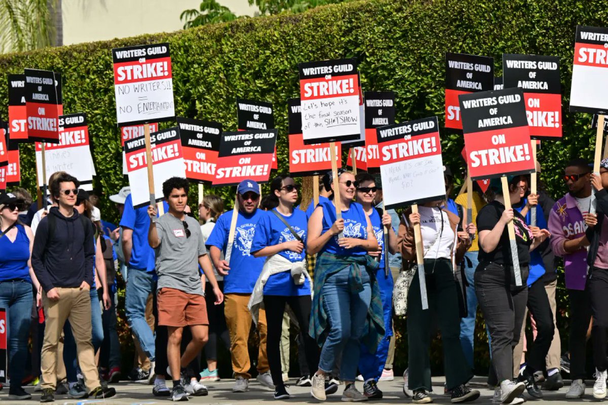 One year after the WGA strike was called, many writers face a different kind of crisis. 'There's less things being made,'' says Justin Halpern, a WGA board member and co-showrunner of ABC's 'Abbott Elementary.' 'If you have been able to secure employment as a writer during this…