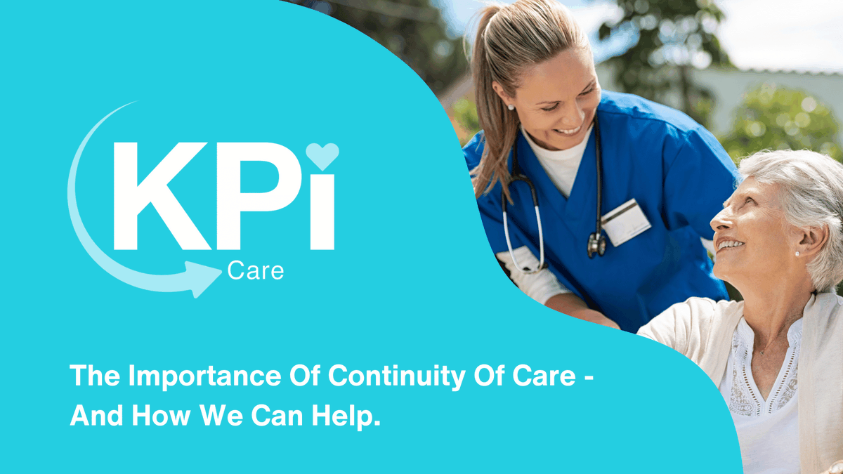 The Importance of Continuity of Care, and How KPI Can Help.

Read the full story here: bit.ly/KPIcontcare

#continuityofcare #carehomesuk