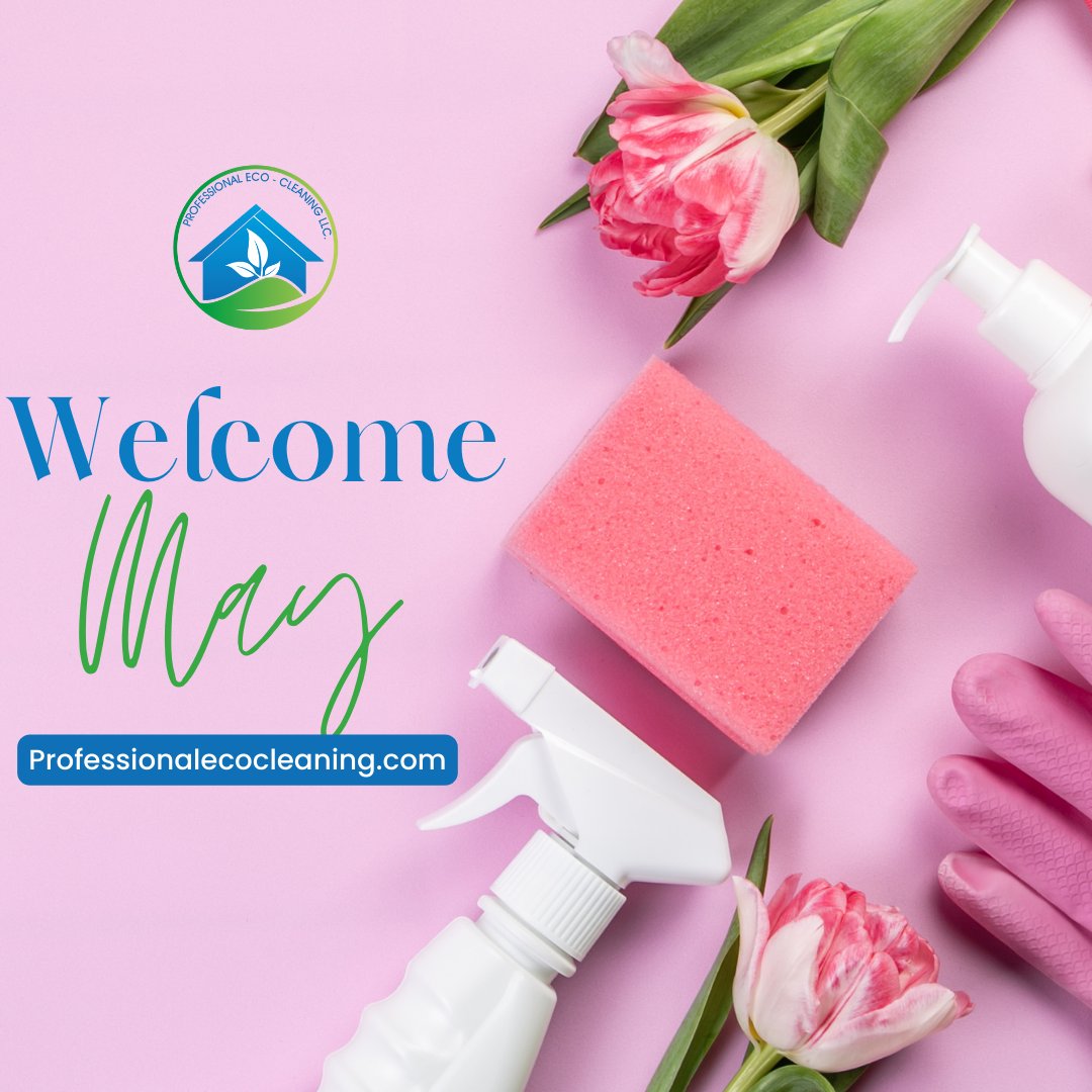 Welcome May! 🌷🌹🌸🌼🌻
We are ready to schedule your cleaning services this month! 👌

#WelcomeMay #MayDay #clean #cleaning #ChooseUs #freequotes #ecocleaning #cleaningservices #CleaningExperts #cleaningservice #cleaningoffice #cleaninghome #May1st