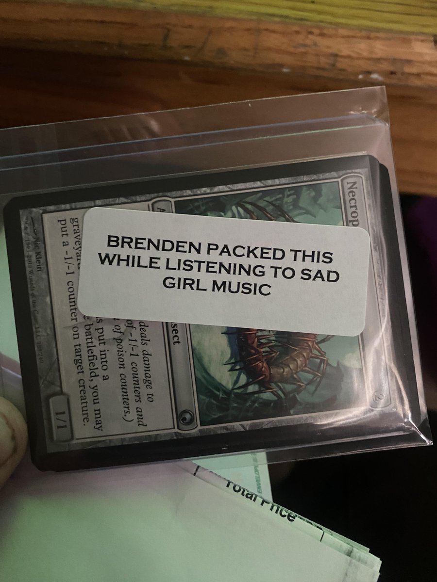 I want whatever he ordered #MTG