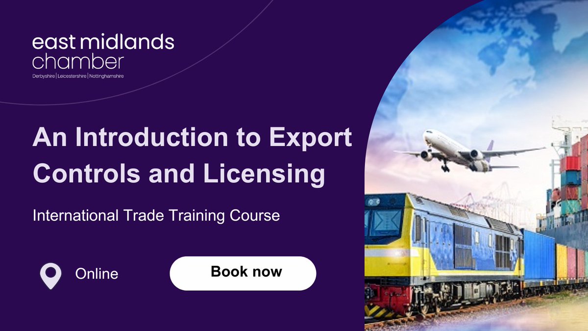 Are you new to export controls and licensing? 📦 If you're looking to gain knowledge and skills in this area, this course provides a solid foundation for beginners. 📅 25/06/2024| 9:30am-12:30pm | Book now >>> tinyurl.com/79ztymmc