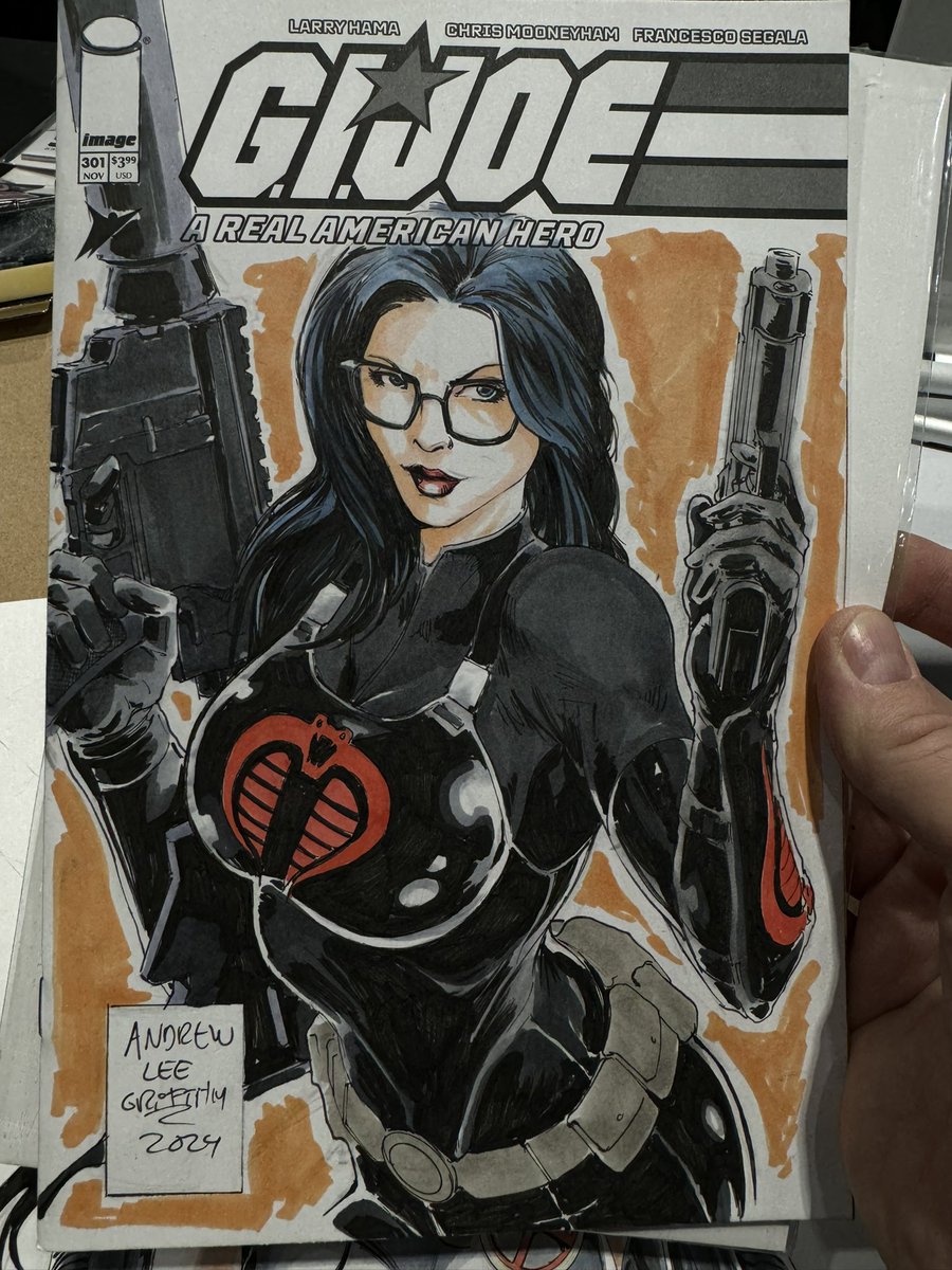 #Baroness sketch cover done for #C2E2 Always one of my favorite characters to draw #GIJoe #Cobra