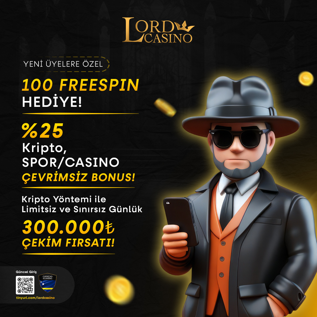 #LordCasino'da HAPPY HOURS ÖZEL %50 SLOT 500 FREESPIN HEDİYE EDİYORUZ ! 🎁 💸 Kripto Para ile Limitsiz ve Sınırsız Günlük 300.000 TL Çekim Fırsatı ! 🎉 Yeni Üyelere Özel 100 FreeSpin Hediye ! 🚀 %25 Kripto Yatırım Bonusu ! Güncel Adresimiz 👉 bit.ly/lordtwgiris