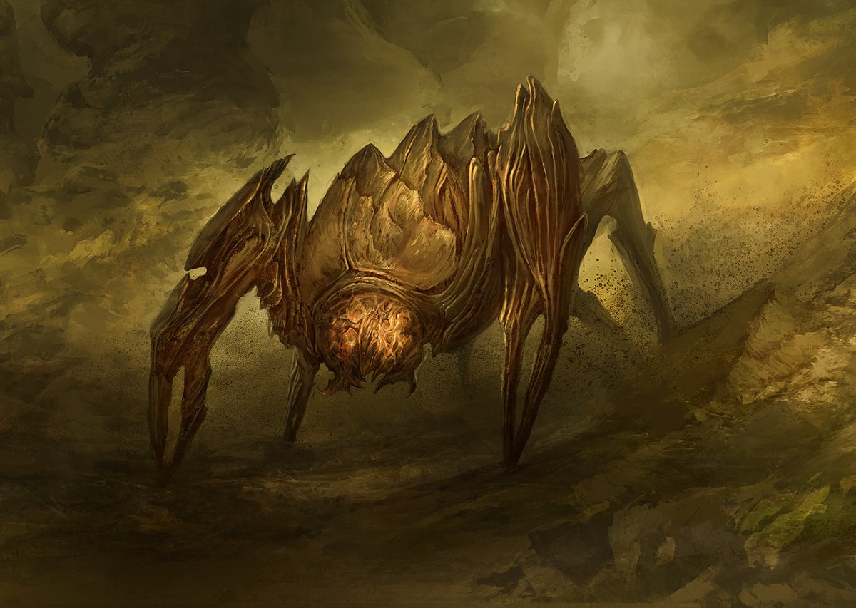 Somnusgame's tweet photo. Swarm aliens are the most common threat in Somnus. Alone a swarm bug poses little danger, but if they eat enough biomass they will reproduce and become more of a serious problem, they might even evolve into a dangerous elite alien.
Which bugs creep you out the most? 

#boardgame https://t.co/AFsUO0yq48