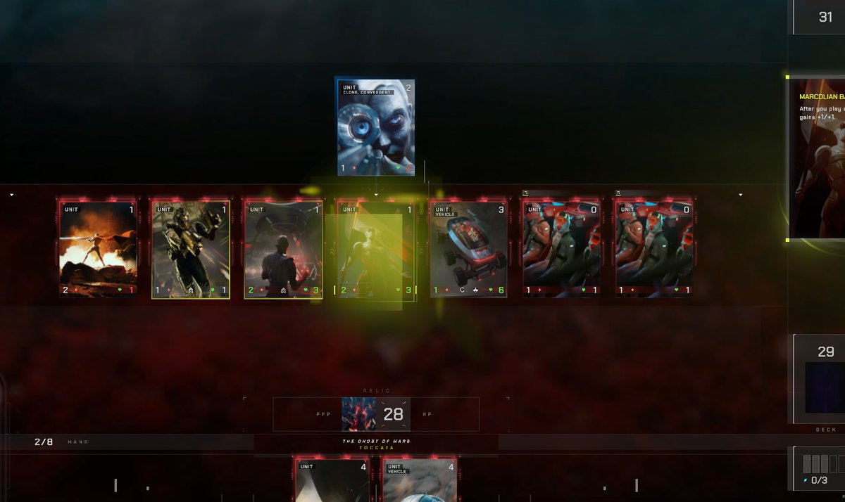 This board at 3 mana wasn't possible before Planetfall

Catherine's hysterical battlecry makes some enemy ff early and saves you some time.🔴