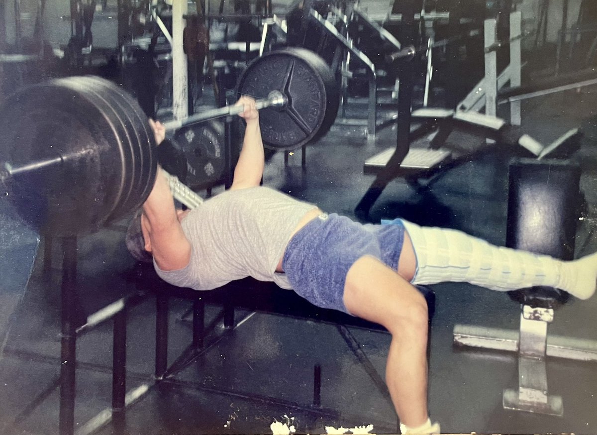“Healthy Athlete” is an oxymoron. If you’re an athlete you damn sure better be pushing your body in relentless pursuit of your goals and sometimes yes even strong things break!! How you respond that’s what’s important. Found this picture from back in 1993 when I had knee…