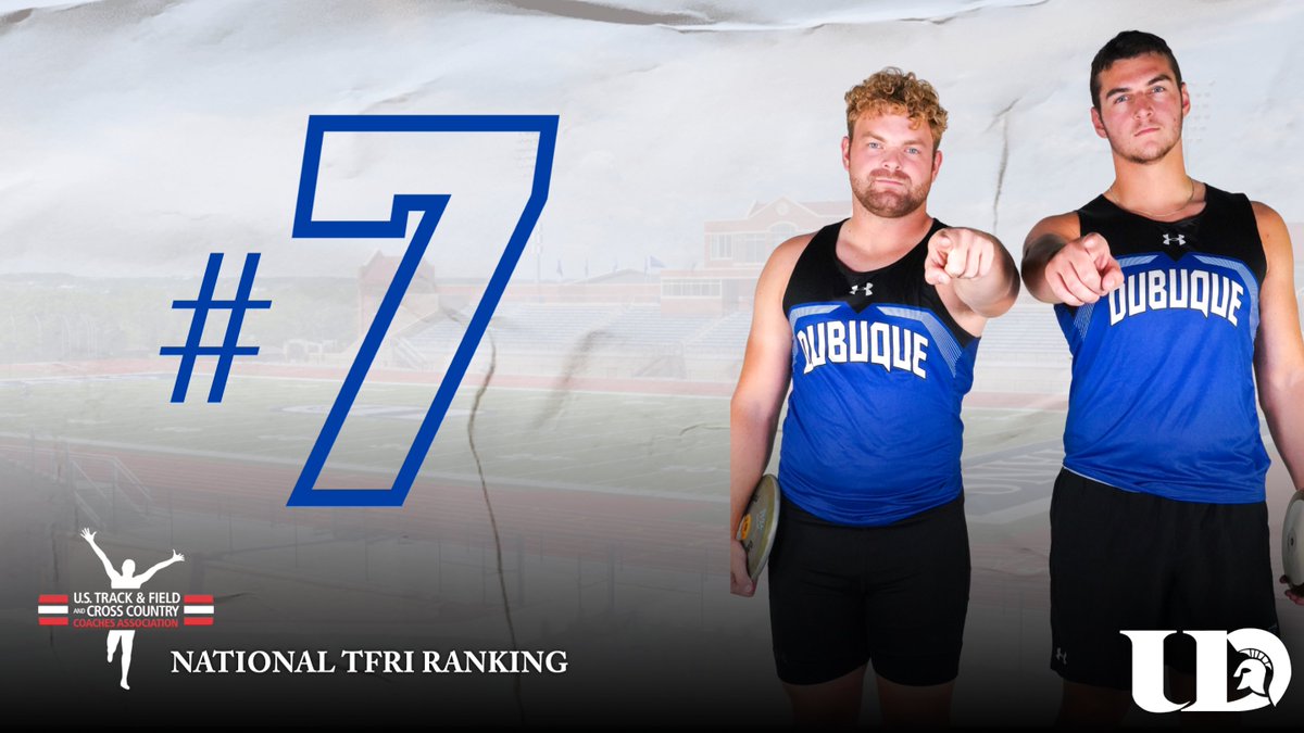 Peaking at the right time!📈 The @udtfxc men jump up three spots in the @ustfccca Week 6 Top 25 rankings! The Spartans host the Battle in the Bluffs meet on Friday!