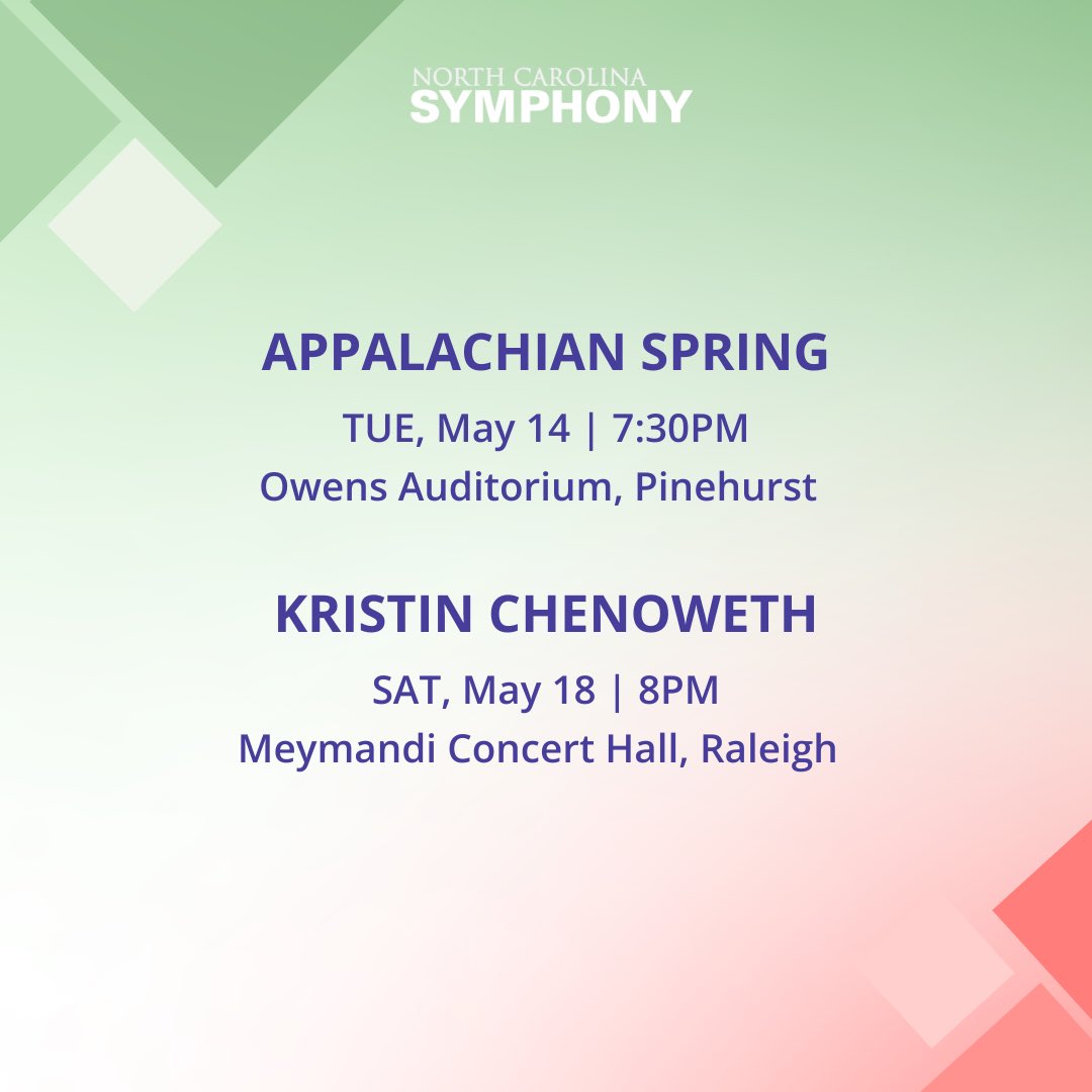 The 2023/24 Season has been remarkable, thank you for joining us in welcoming A New Era under new Music Director Carlos Miguel Prieto. May means there are only a few more opportunities to catch your North Carolina Symphony at Meymandi Concert Hall during the regular season.