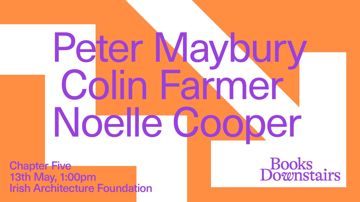 In chapter 5 of Books Downstairs, come and hear designers Peter Maybury, Colin Farmer and Noelle Cooper discuss designing books about architecture, in conversation with designer Emma Conway. Book here: bit.ly/3UHBGW4