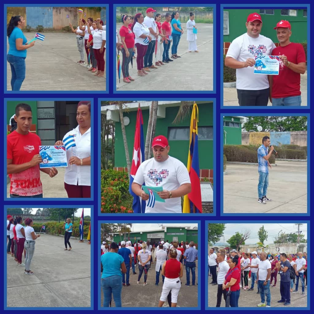 Acto por el 1ro de Mayo en el Estado Cojedes.
#PorCubaJuntosCreamos