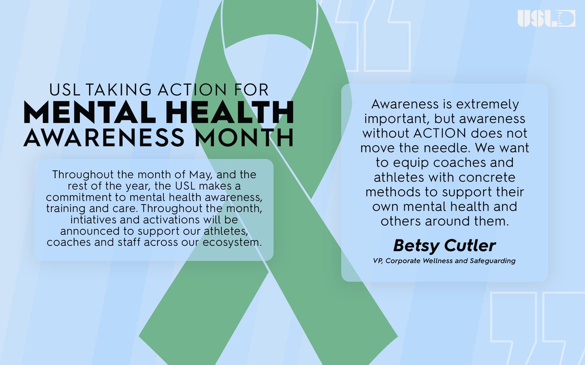 Mental health matters 💚 Throughout #MentalHealthAwarenessMonth, we'll be highlighting our ongoing commitment to provide training and care while raising awareness and advocating for mental wellness for all.